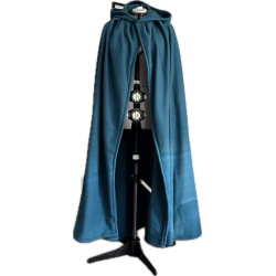 Fleece Cloak, Hooded, Teal